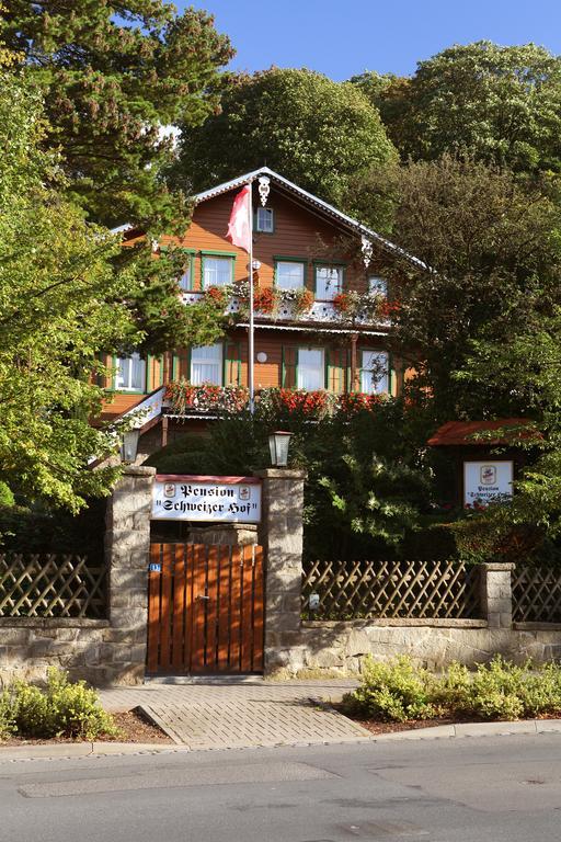 Pension Schweizer Hof Wernigerode Exteriör bild